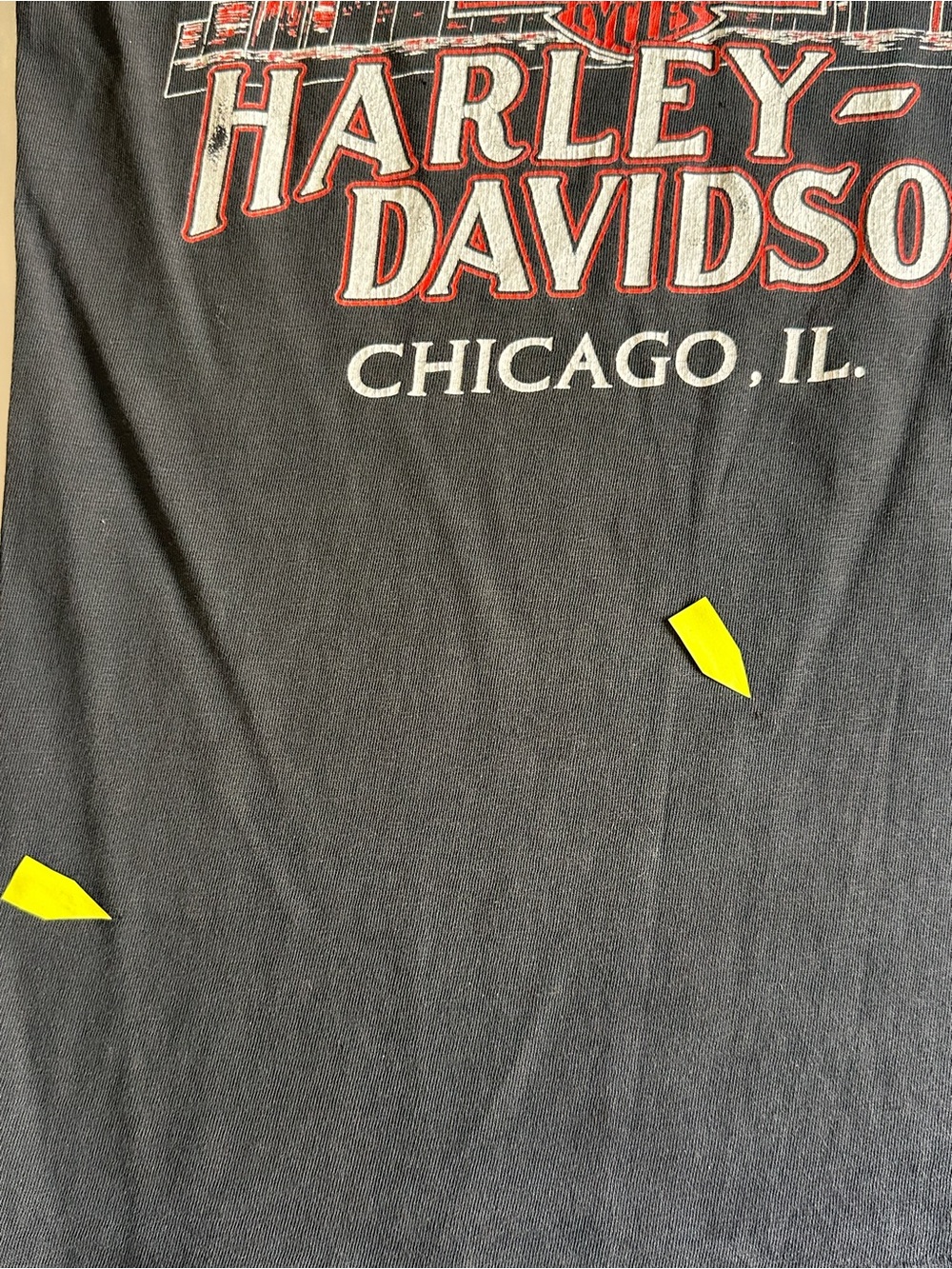 Vintage 90s Harley Davidson 3D Emblem Eagle Chicago D… - Gem